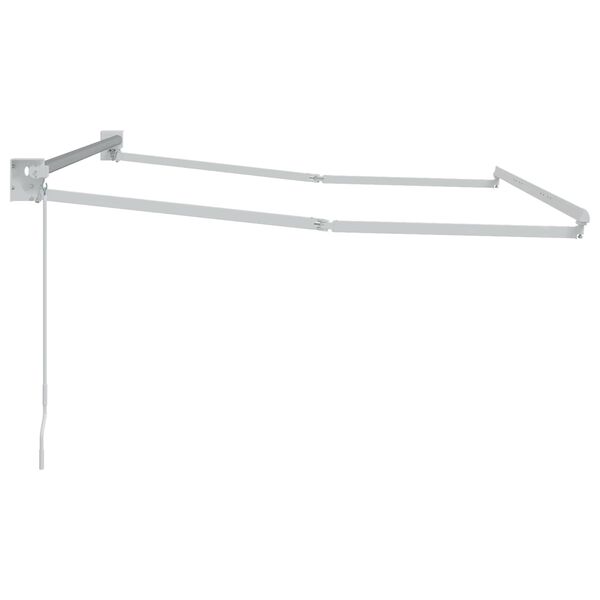 vidaXL Cadre de store r&eacute;tractable manuel Blanc 3 x 2 m Aluminium