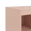 vidaXL Buffet haut rose 67x39x95 cm acier