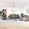 vidaXL Ensemble de canap&eacute;s 3 pcs avec coussins d&eacute;coratifs taupe tissu