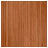 vidaXL Tapis carr&eacute; marron 100x100 cm bambou
