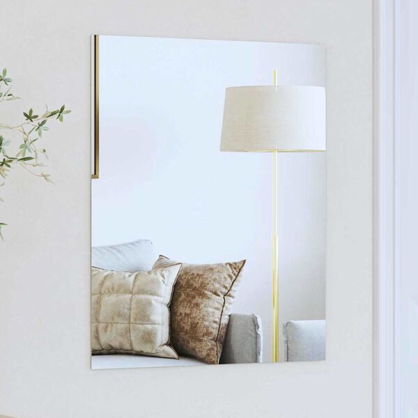 vidaXL Miroir mural Rectangulaire 50 x 60 cm verre tremp&eacute;