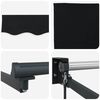 vidaXL Store r&eacute;tractable manuel avec LEDs Noir 3 x 2,5 m