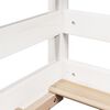vidaXL Lit pour enfants sans matelas blanc 90x190 cm bois pin massif