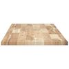 vidaXL Dessus de meuble de salle de bain non trait&eacute; bois d'acacia