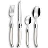 Lou Laguiole Ensemble de coutellerie 24 pcs Tradition Perle