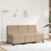 vidaXL | Fauteuil | Gris clair 55 x 74 x 82 cm Cuir su&eacute;d&eacute; faux