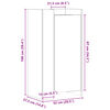 vidaXL Armoire &agrave; chaussures ch&ecirc;ne sonoma 52x37,5x100 cm