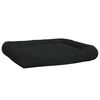 vidaXL Coussin avec oreillers pour chien Noir 115x100x20 cm Tissu