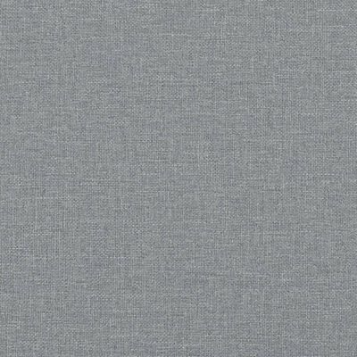 vidaXL Cadre de lit sans matelas gris clair 120x190 cm tissu