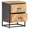 vidaXL Table de chevet 40x30x50 cm Bois d'acacia massif