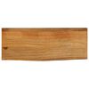 vidaXL Dessus de table &agrave; bord vivant 80x40x2,5 cm bois massif manguier