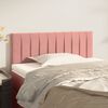 vidaXL T&ecirc;te de lit Rose 80x5x78/88 cm Velours