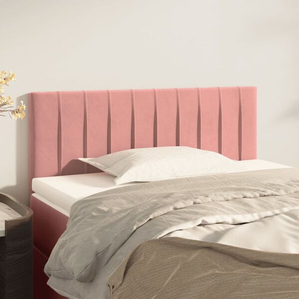 vidaXL T&ecirc;te de lit Rose 80x5x78/88 cm Velours