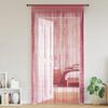 vidaXL Rideau en fils 2 pcs 140 x 250 cm rose