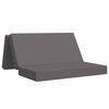 vidaXL Canap&eacute;-lit pliable 120 x 67 x 45 cm Gris clair