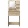 vidaXL Tables de maquillage pour chambre avec tiroir Ch&ecirc;ne Sonoma
