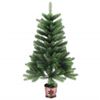 vidaXL Arbre de Noël artificiel aiguilles réalistes 90 cm vert