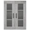 vidaXL Armoire murale sonoma gris 69,5x34x90 cm