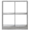 vidaXL Biblioth&egrave;que sonoma gris 68,5x32x75 cm bois d'ing&eacute;nierie