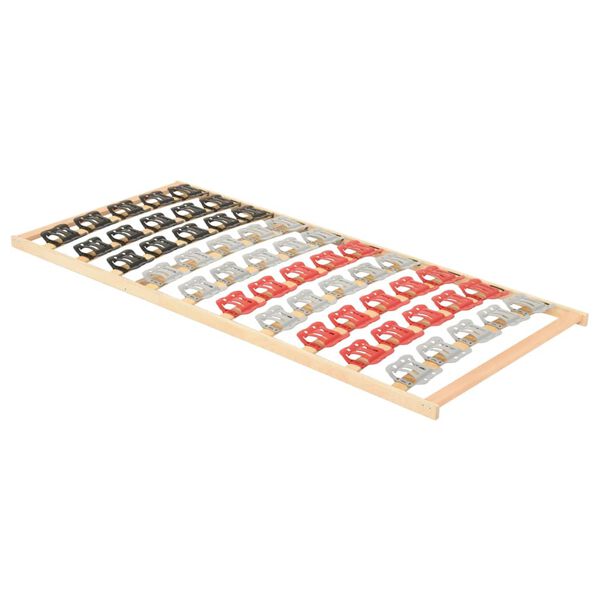 vidaXL Cadre de lit avec 12 lattes et supports 90x200 cm