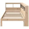 vidaXL Lit biblioth&egrave;que sans matelas 75x190 cm bois de pin massif