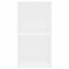 vidaXL Biblioth&egrave;que blanc 40x30x76,5 cm bois d'ing&eacute;nierie