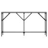 vidaXL Table console sonoma gris 140x23x75 cm bois d'ingénierie