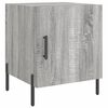 vidaXL Tables de chevet 2 pcs sonoma gris 40x40x50cm bois d'ing&eacute;nierie