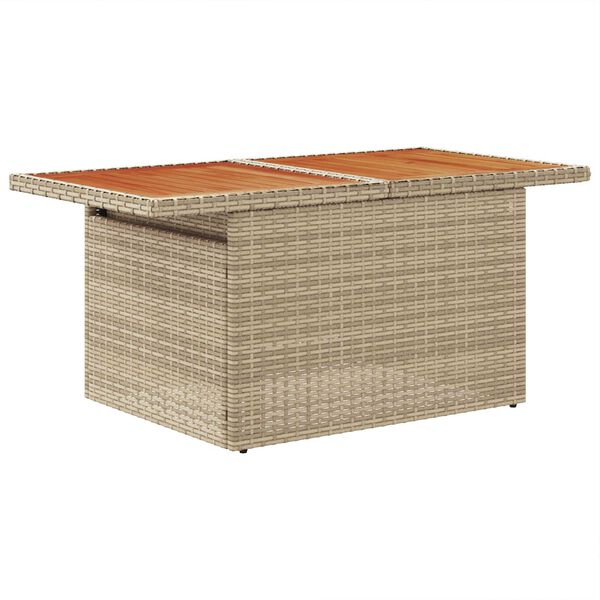 vidaXL Ensemble de salle &agrave; manger pour jardin 9 pcs Beige et gris