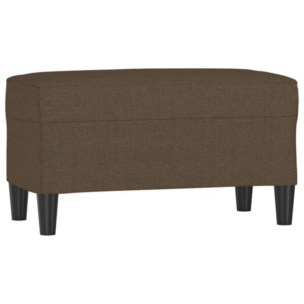 vidaXL Banc Marron 70x35x41 cm Tissu