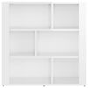 vidaXL Buffet Blanc brillant 80x30x80 cm Bois d'ing&eacute;nierie