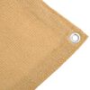 vidaXL Tapis de tente sable 250x500 cm PEHD