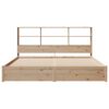 vidaXL Lit biblioth&egrave;que sans matelas 180x200 cm bois massif de pin