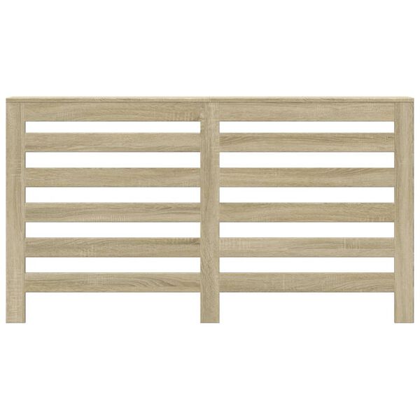 vidaXL Cache-radiateur ch&ecirc;ne sonoma 149x20x82 cm bois d'ing&eacute;nierie