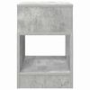 vidaXL Table d'appoint Gris b&eacute;ton 30,5 x 30 x 45 cm Bois d'ing&eacute;nierie