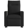 vidaXL Fauteuil inclinable noir tissu