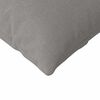 vidaXL Coussins de canap&eacute; 2 pcs Taupe 200 x 40 cm tissu
