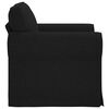 vidaXL Canap&eacute; Noir Dimensions globales: 95 x 82 x 80 cm (l x P x H)