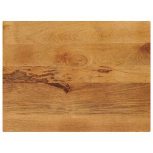 vidaXL Dessus de table 80x60x2,5 cm rectangulaire bois massif manguier