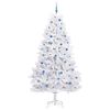 vidaXL Sapin de No&euml;l Artificiel &agrave; Branches Articul&eacute;es Blanc 240 cm