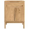 vidaXL Meuble sous Lavabo de Salle de Bain FLORO Cire marron