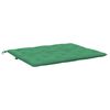 vidaXL Coussin de banc de jardin vert 120x(50+50)x7 cm tissu oxford