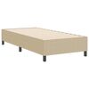 vidaXL Cadre de lit plateforme Vert gris 100 x 200 cm tissu