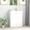 vidaXL Buffet blanc 60x30x75 cm bois d'ing&eacute;nierie