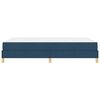vidaXL Lit &agrave; ressorts avec matelas Bleu 140 x 200 cm tissu