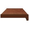 vidaXL Appui de fen&ecirc;tre Bois Brun 60 x 20 x 4,5 cm