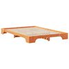 vidaXL Cadre de lit Marron 140 x 220 cm Pin massif