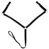 vidaXL Selle, bridon et col de poitrine Cuir v&eacute;ritable 17 po Noir