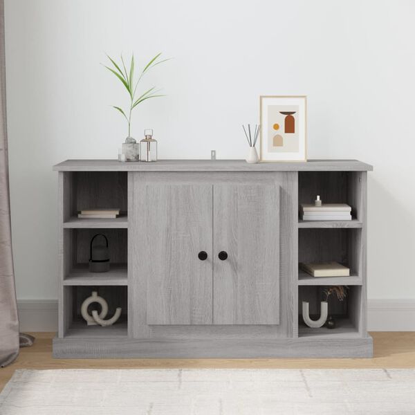 vidaXL Buffet Sonoma gris 100x35,5x60 cm Bois d'ing&eacute;nierie
