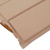 vidaXL Transat 2 pcs Marron 60 x 154 x 74 cm Bois d'acacia massif